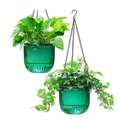 Self-Watering Hanging Plant Pots - 2 Pack